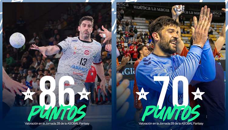 Los mejores de la jornada 28 en ASOBAL Fantasy