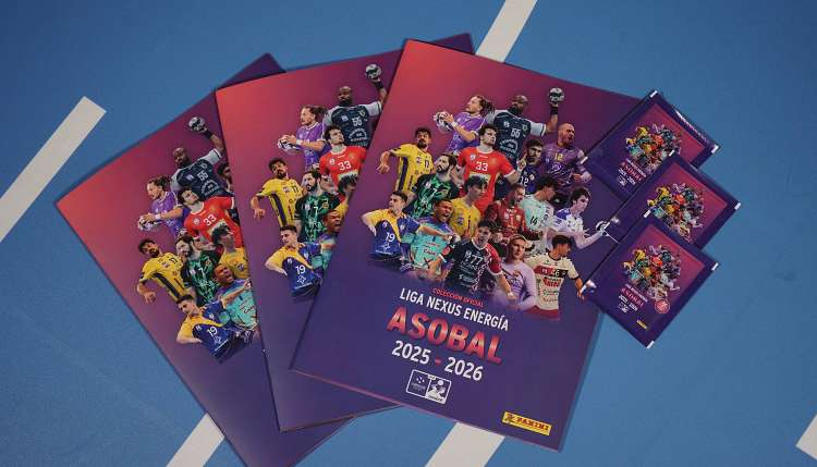 ASOBAL y Panini lanzan por segundo año la colección física de la Liga NEXUS ENERGÍA ASOBAL tras el éxito de la primera edición